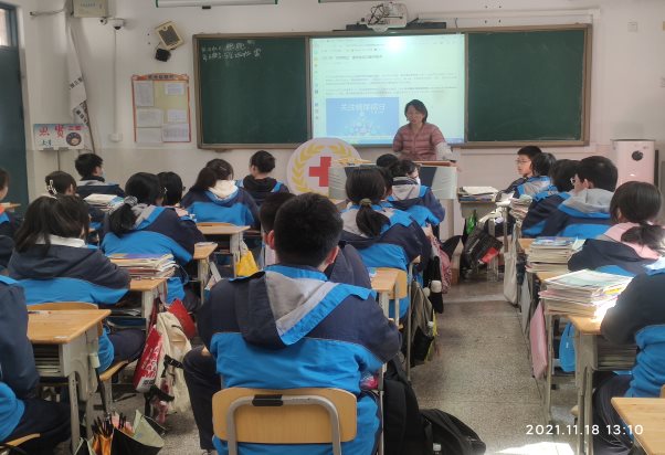 南京市江宁区觅秀街中学开展“世界糖尿病日”宣传活动1